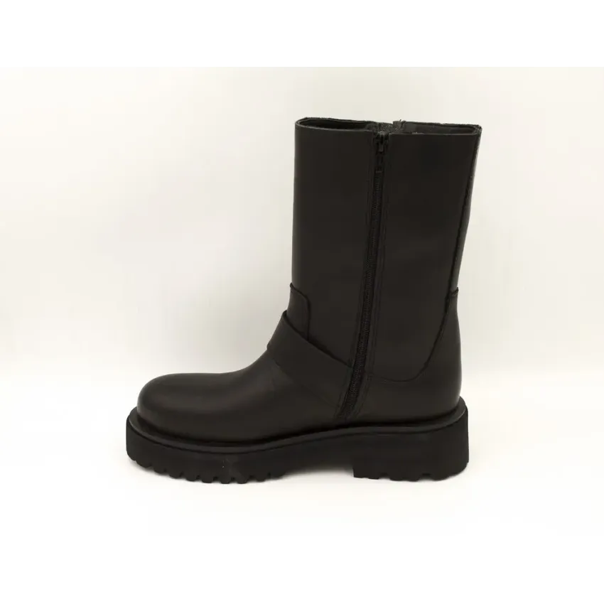 Botas Biker Mujer Alpe 2796 Negras | Marva Zapatería