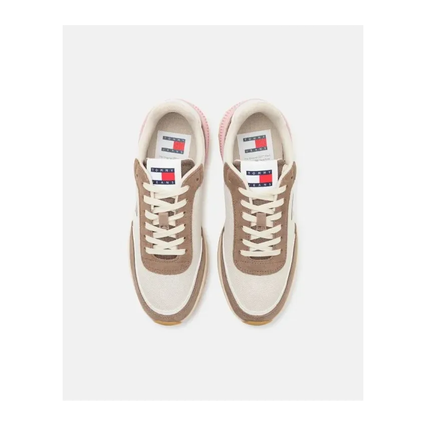 Deportivos Tommy Hilfiger 2511RBK Beige | Marva Zapatería