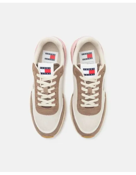 Deportivos Tommy Hilfiger 2511RBK Beige | Marva Zapatería