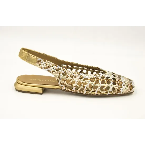 ZAPATOS MUJER PEDRO MIRALLES 17583 ORO
