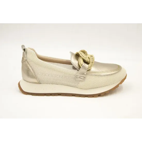 MOCASINES MUJER HISPANITAS HV254065 ORO