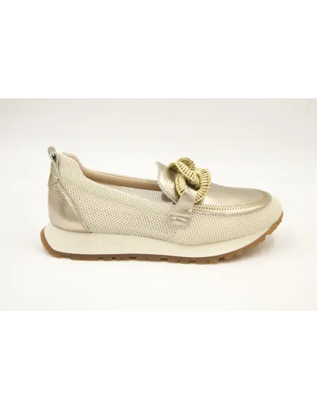 MOCASINES MUJER HISPANITAS HV254065 ORO