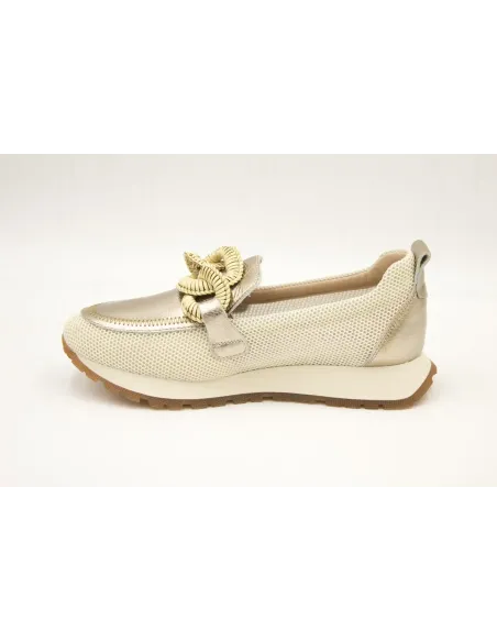 MOCASINES MUJER HISPANITAS HV254065 ORO