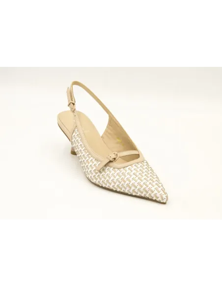 ZAPATOS SALON MUJER JEANNOT TJ627 BEIG