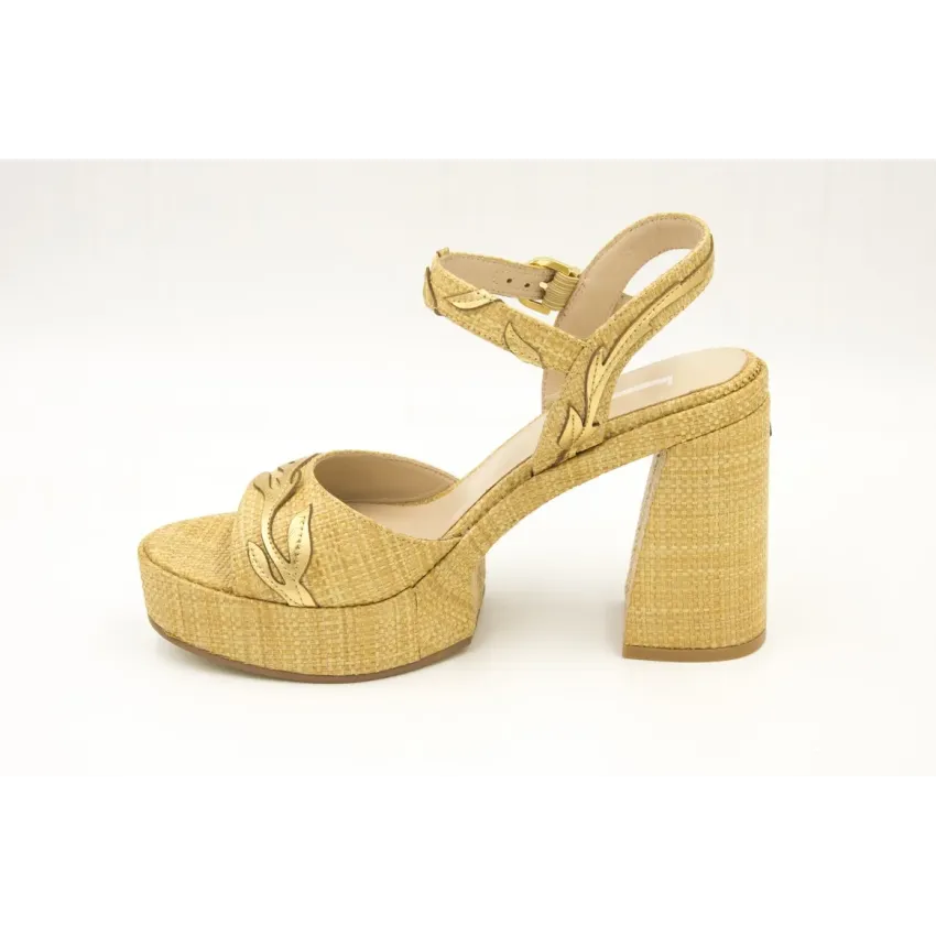 SANDALIAS PLATAFORMA JEANNOT TJ542 BEIG