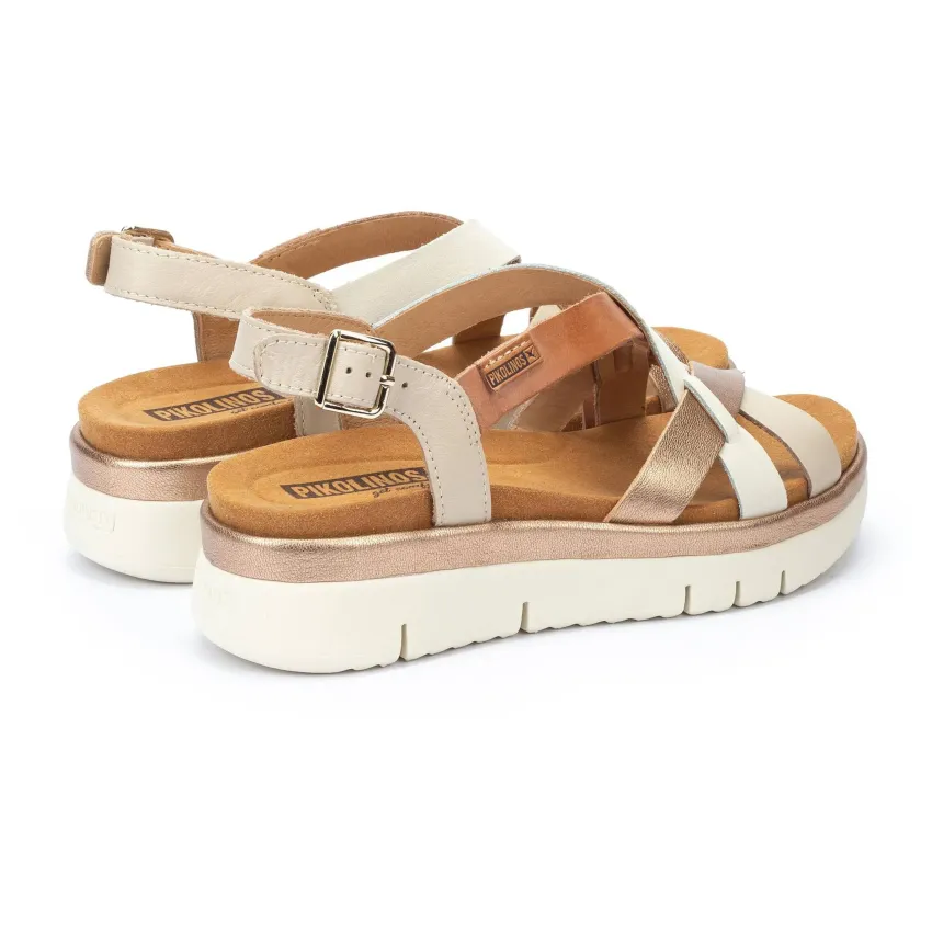 SANDALIAS  MUJER PIKOLINOS 0650C1 BEIG