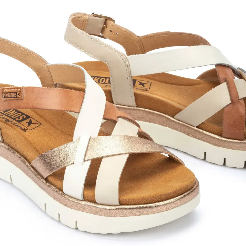 SANDALIAS  MUJER PIKOLINOS 0650C1 BEIG