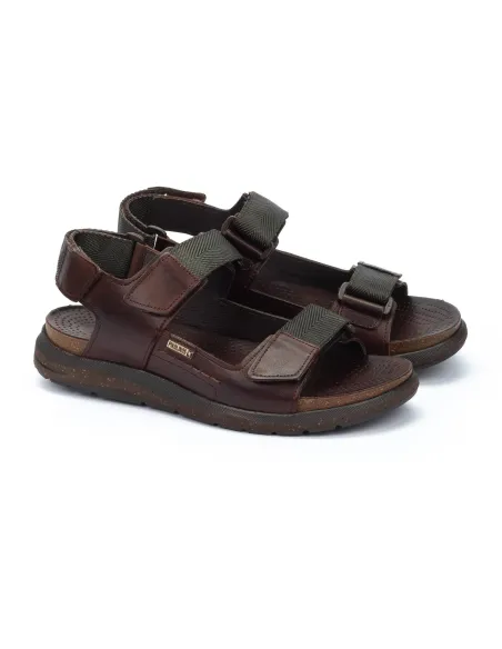 SANDALIAS HOMBRE PIKOLINOS NIJAR MARRON