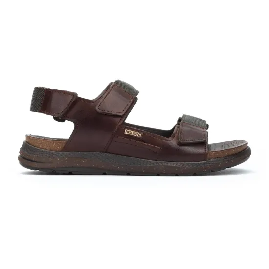 SANDALIAS HOMBRE PIKOLINOS NIJAR MARRON