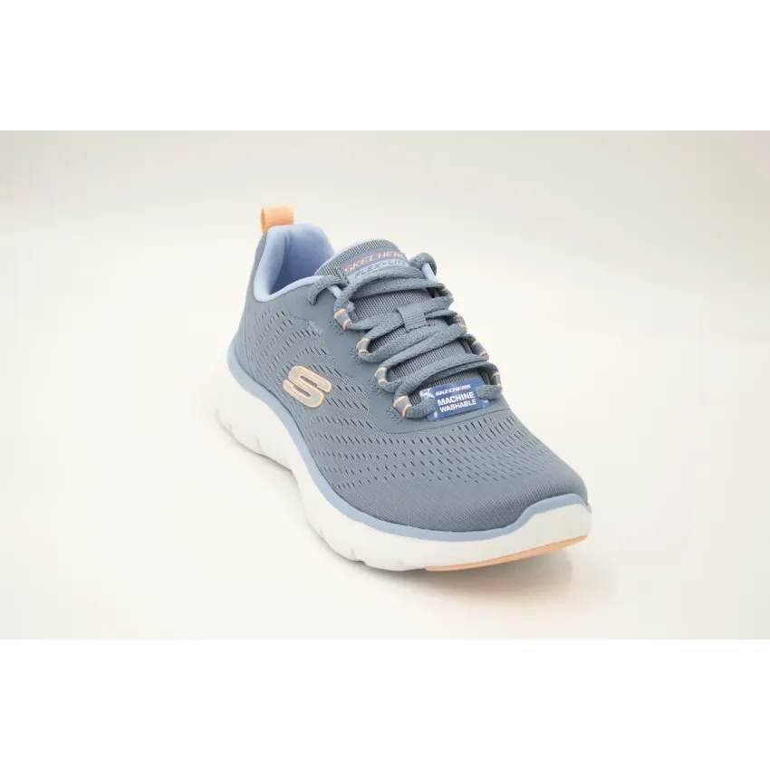 DEPORTIVOS MUJER SKECHERS CELESTE