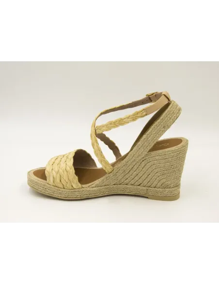 SANDALIAS CUÑA  CASTELLER 946 BEIG