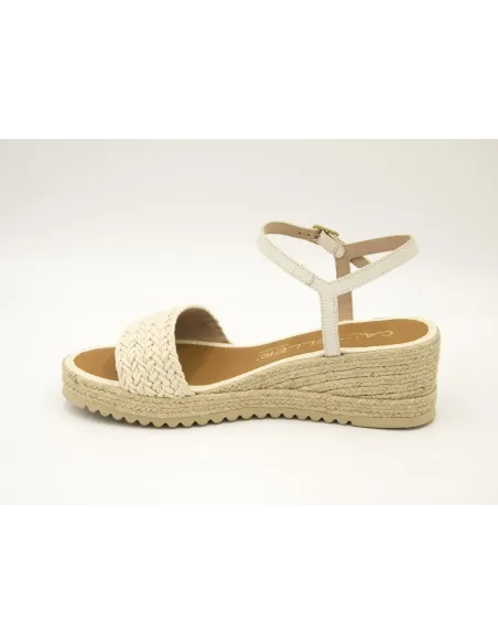 SANDALIAS CUÑA  CASTELLER 948 BEIG