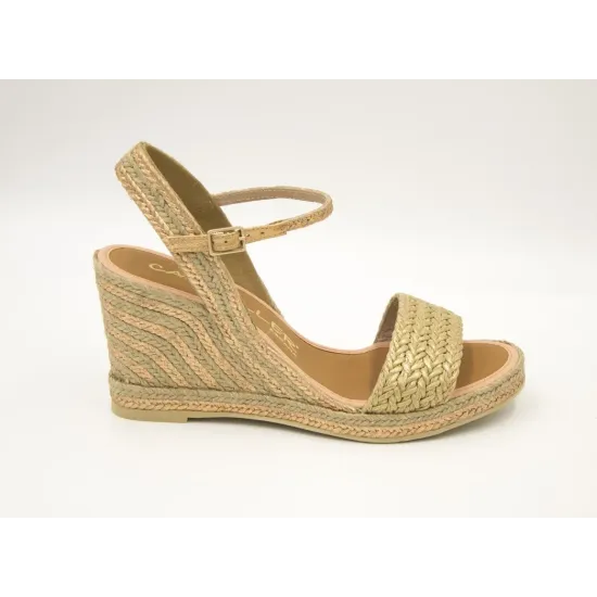 SANDALIAS CUÑA CASTELLER 650 MARRON