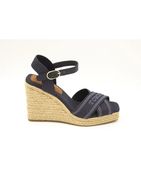 SANDALIAS CUÑA FW08668 BLUE
