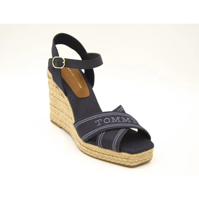 SANDALIAS CUÑA FW08668 BLUE