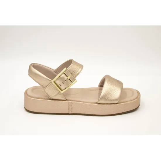 SANDALIAS  MUJER CLARKS ORO