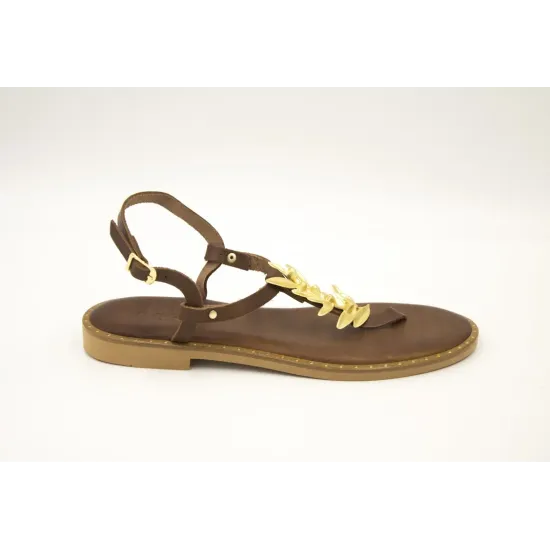 SANDALIAS  MUJER MYCONIAN 221584 MARRON