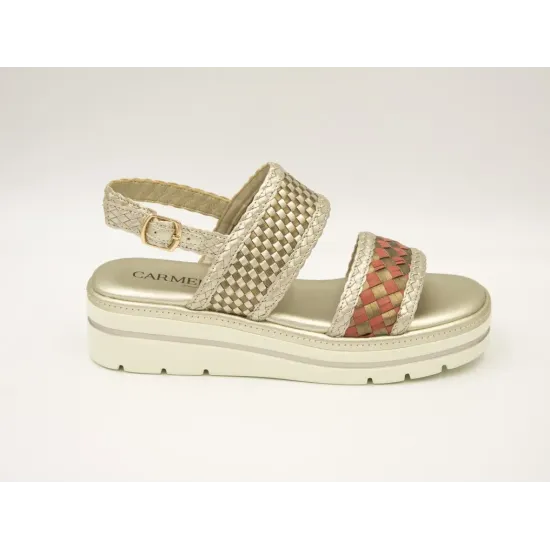 SANDALIAS  MUJER CARMELA 162255 ORO