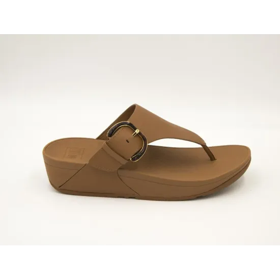 SANDALIAS CUÑA  FITFLOP LULU RESIN CUERO