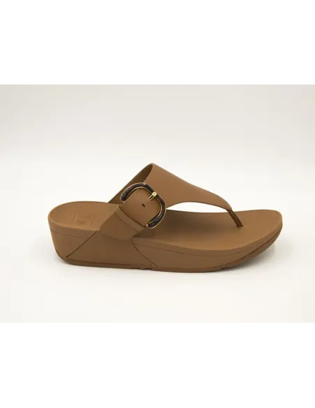 SANDALIAS CUÑA  FITFLOP LULU RESIN CUERO
