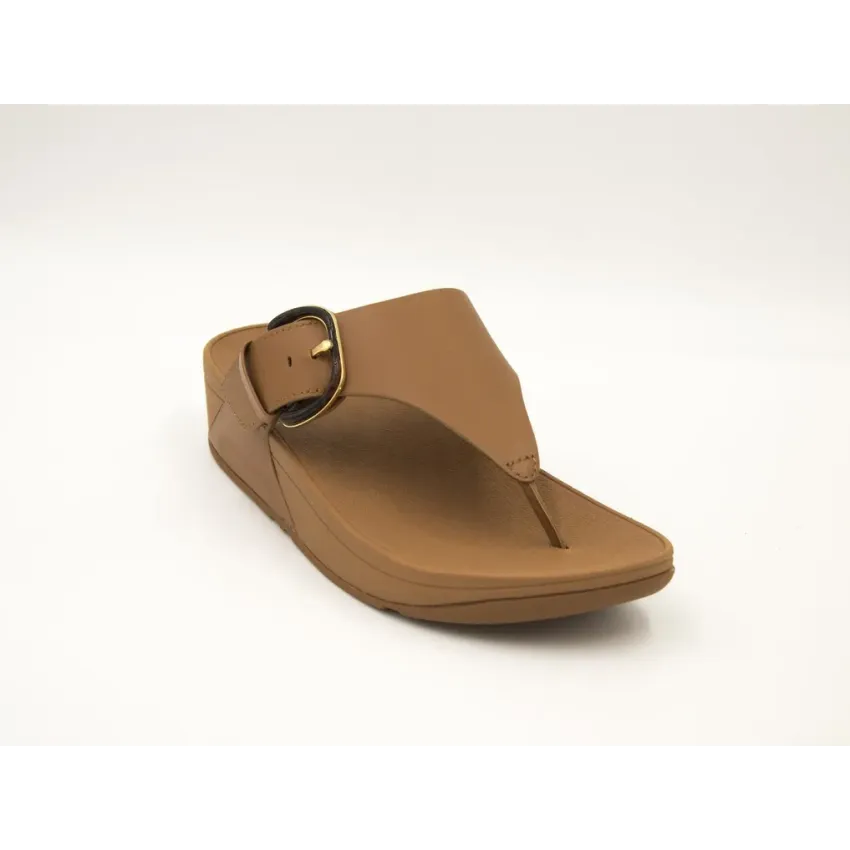 SANDALIAS CUÑA  FITFLOP LULU RESIN CUERO