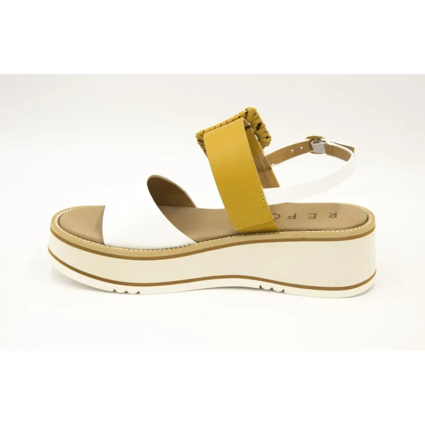 SANDALIAS CUÑA  REPO 61420 BLANCO