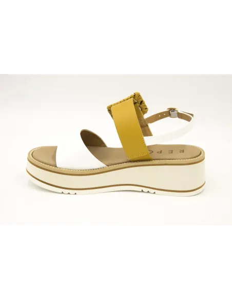 SANDALIAS CUÑA  REPO 61420 BLANCO