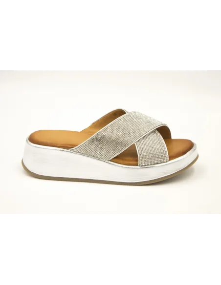 SANDALIAS CUÑA  REPO 55142 NEGRO