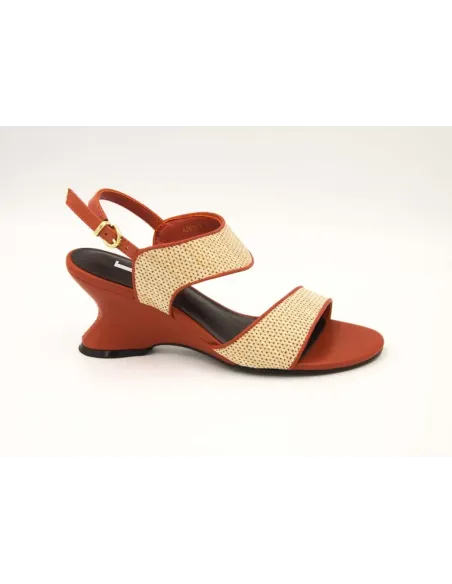 SANDALIAS CUÑA  JEANNOT AJ613 TJ