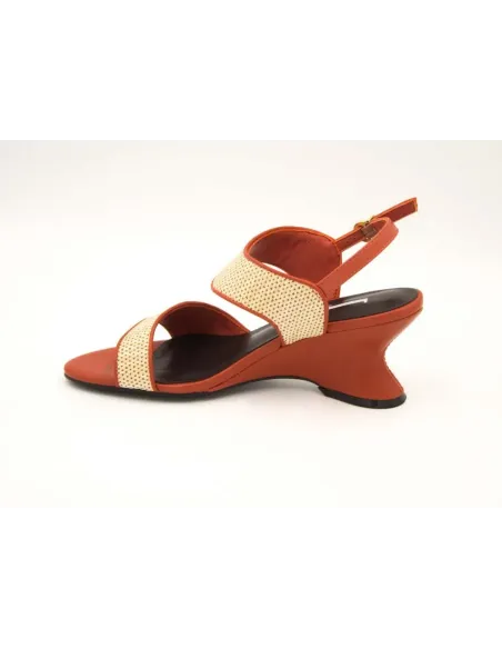 SANDALIAS CUÑA  JEANNOT AJ613 TJ