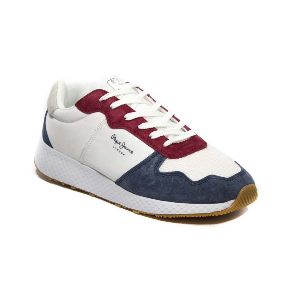 Zapatillas Deportivas PEPE JEANS PLS30999 con Cordones Color BLANCO